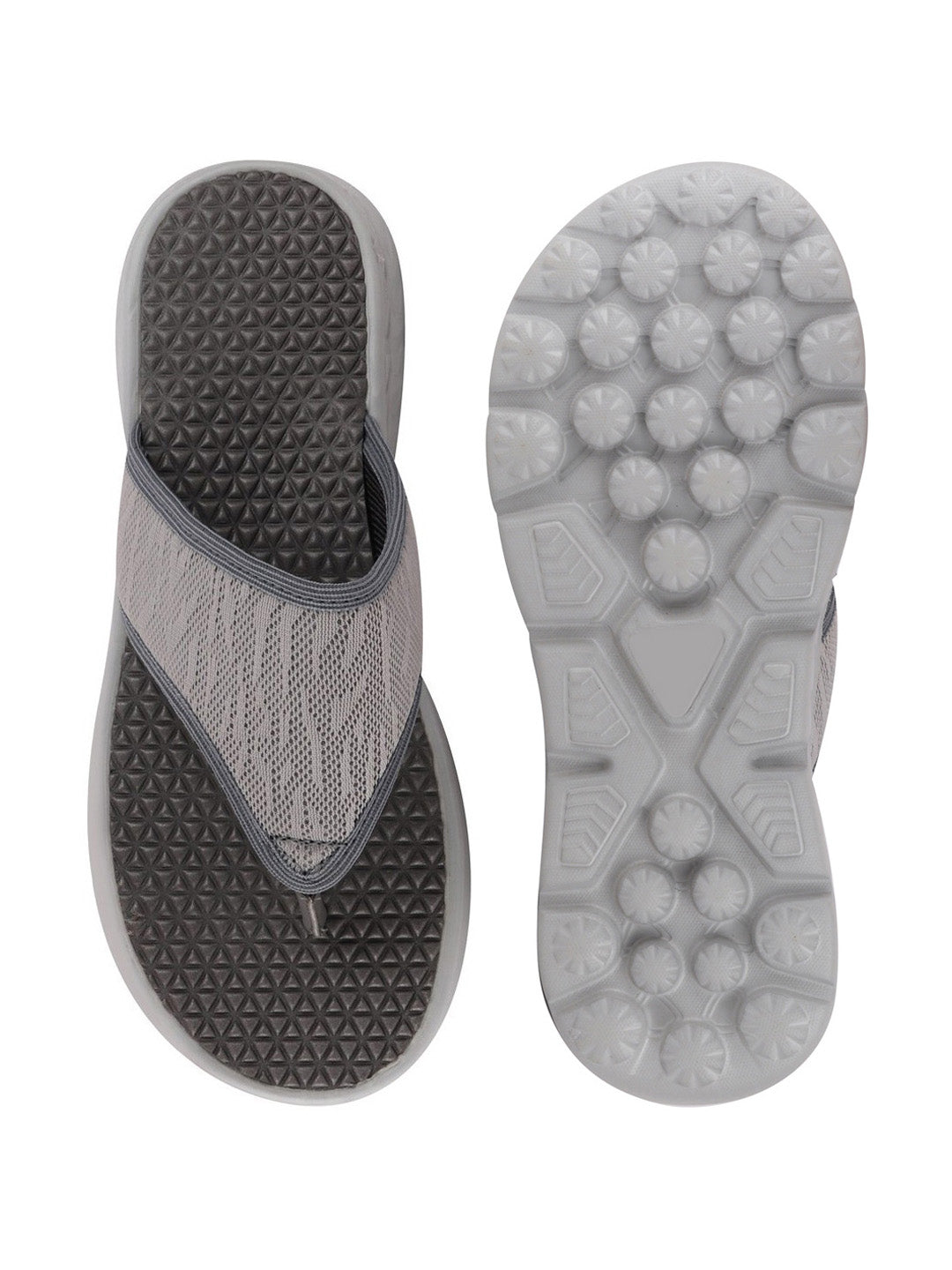 Gray Slip-On Flip-Flops for Men