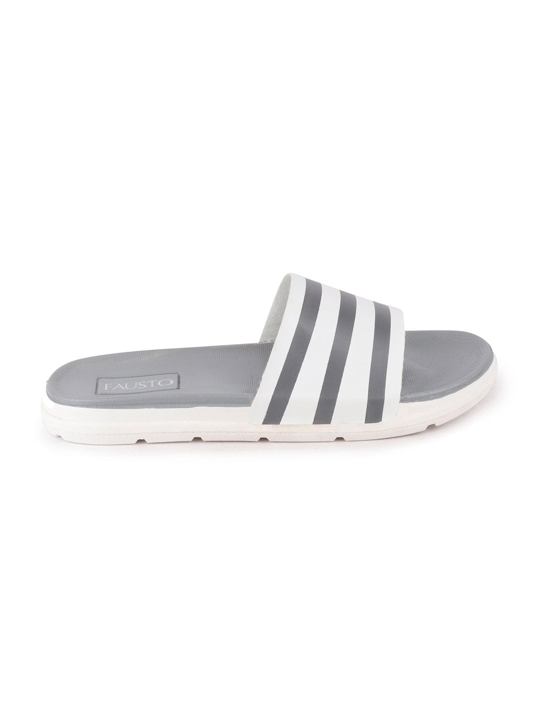 Grey Men Casual Slip-On Flip-Flops