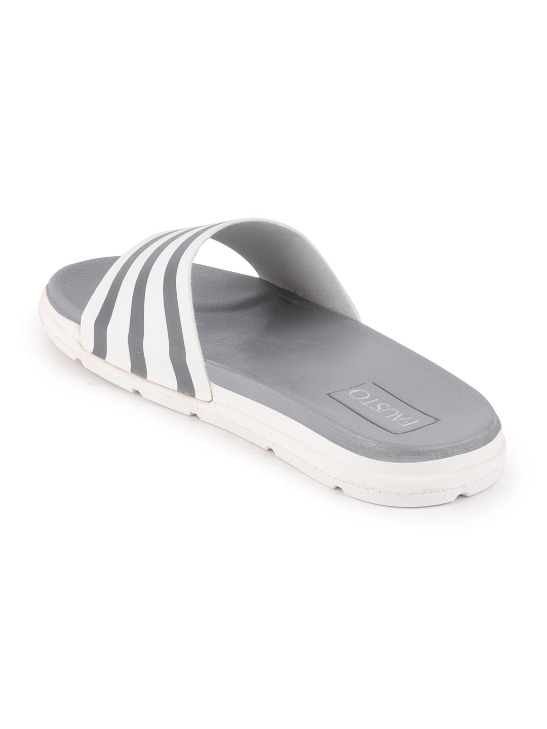 Grey Men Casual Slip-On Flip-Flops