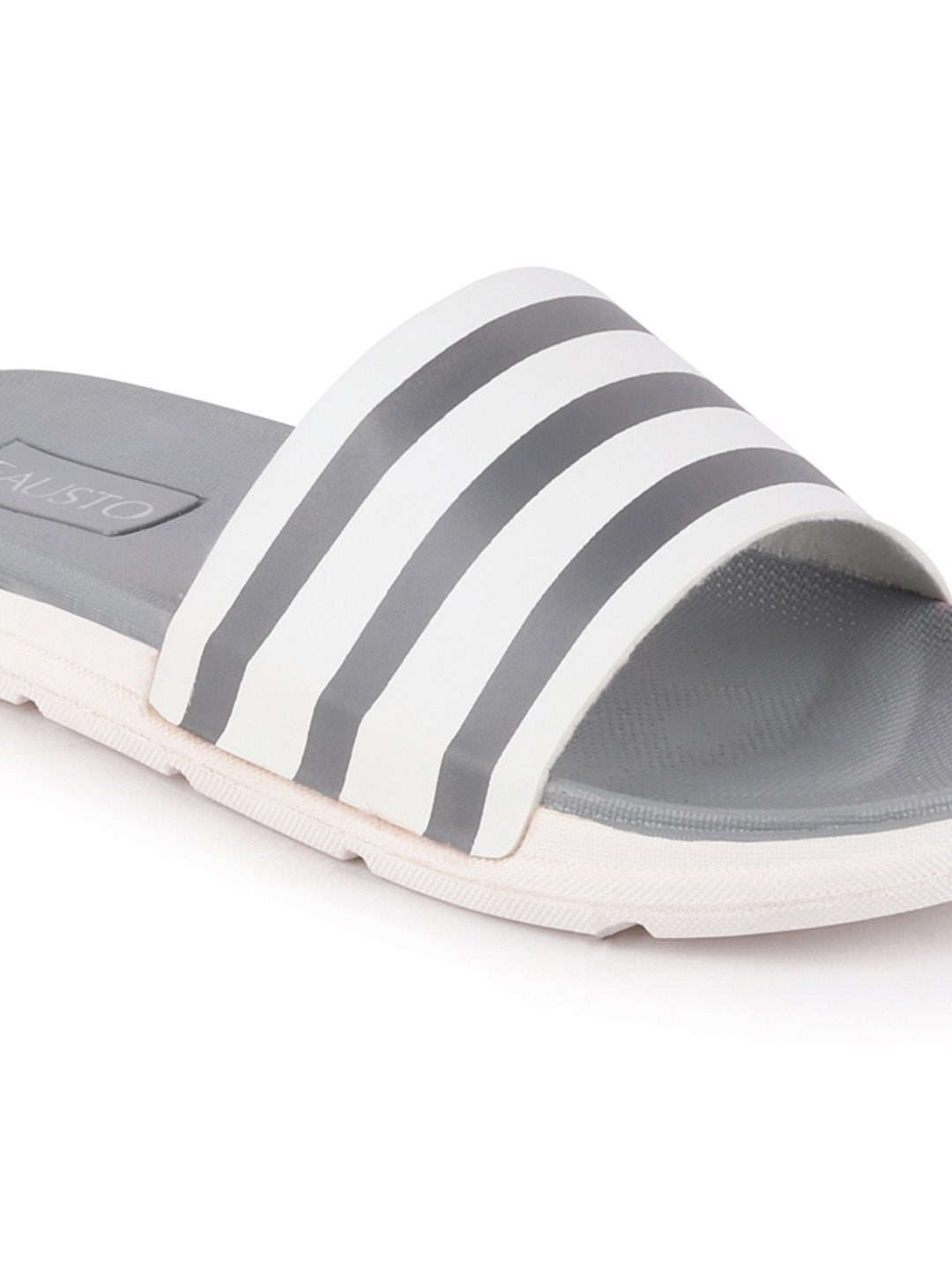 Grey Men Casual Slip-On Flip-Flops