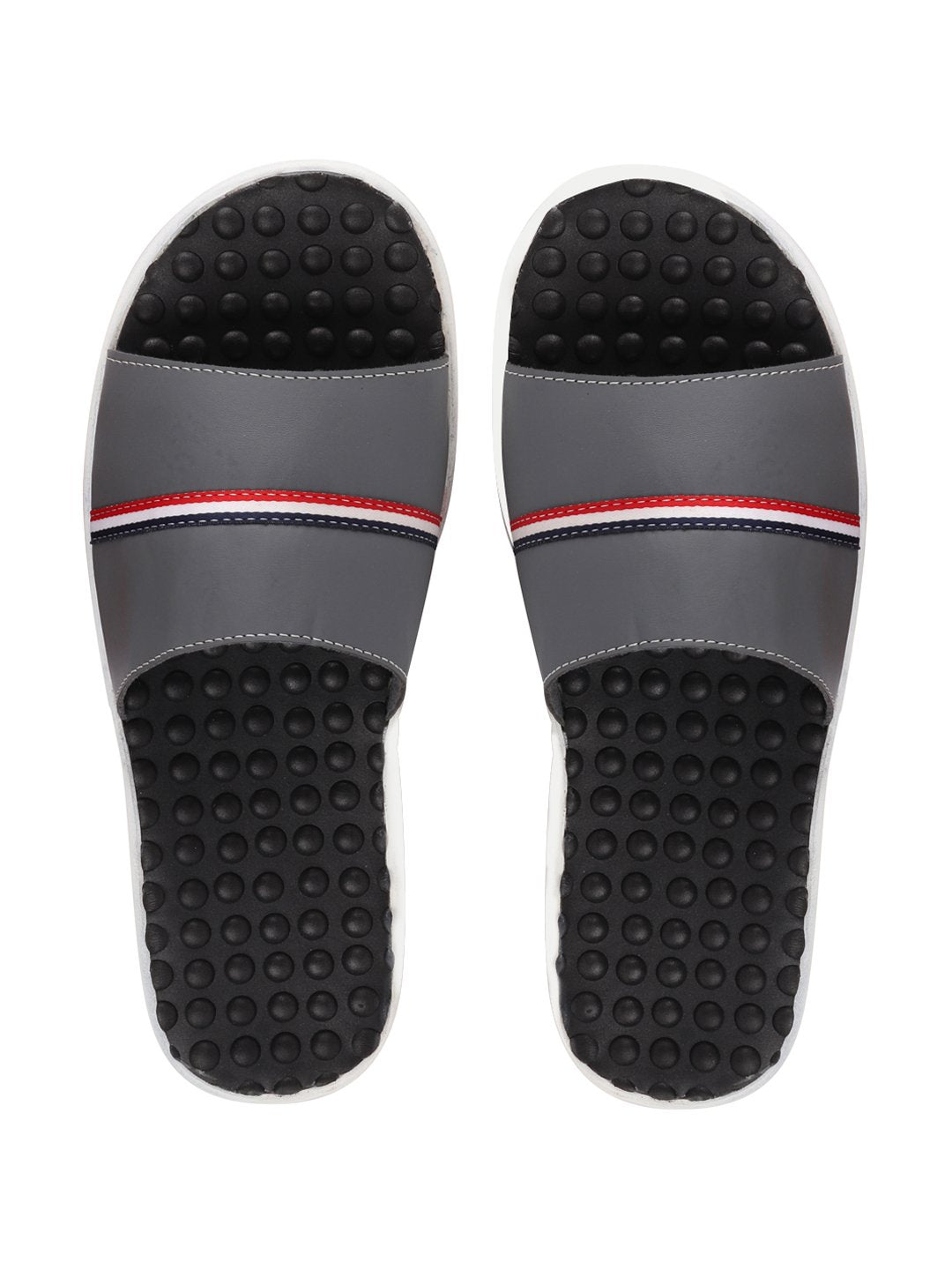 Grey Men's Casual Slip-On Flip-Flops