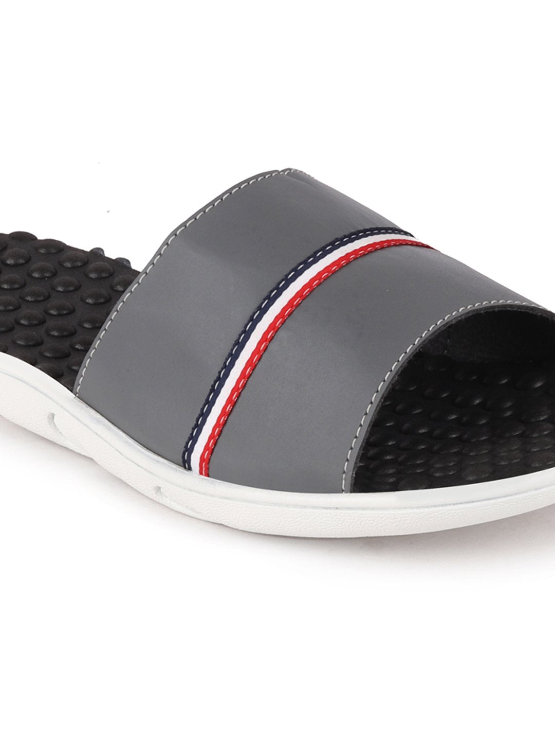 Grey Men's Casual Slip-On Flip-Flops