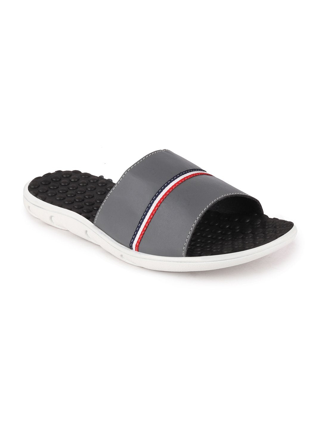 Grey Men's Casual Slip-On Flip-Flops