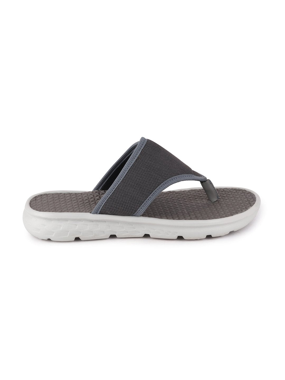 Grey Men's Slip-On Flip-Flops