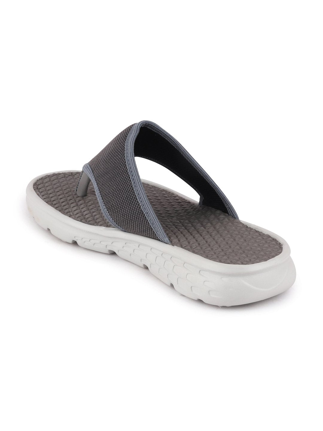 Grey Men's Slip-On Flip-Flops