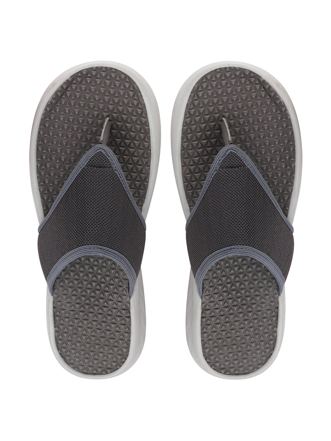 Grey Men's Slip-On Flip-Flops