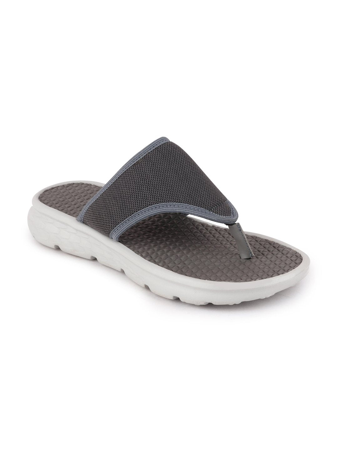 Grey Men's Slip-On Flip-Flops