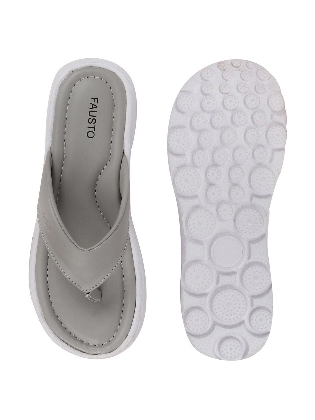 Grey Women's Slippers & Flip Flops