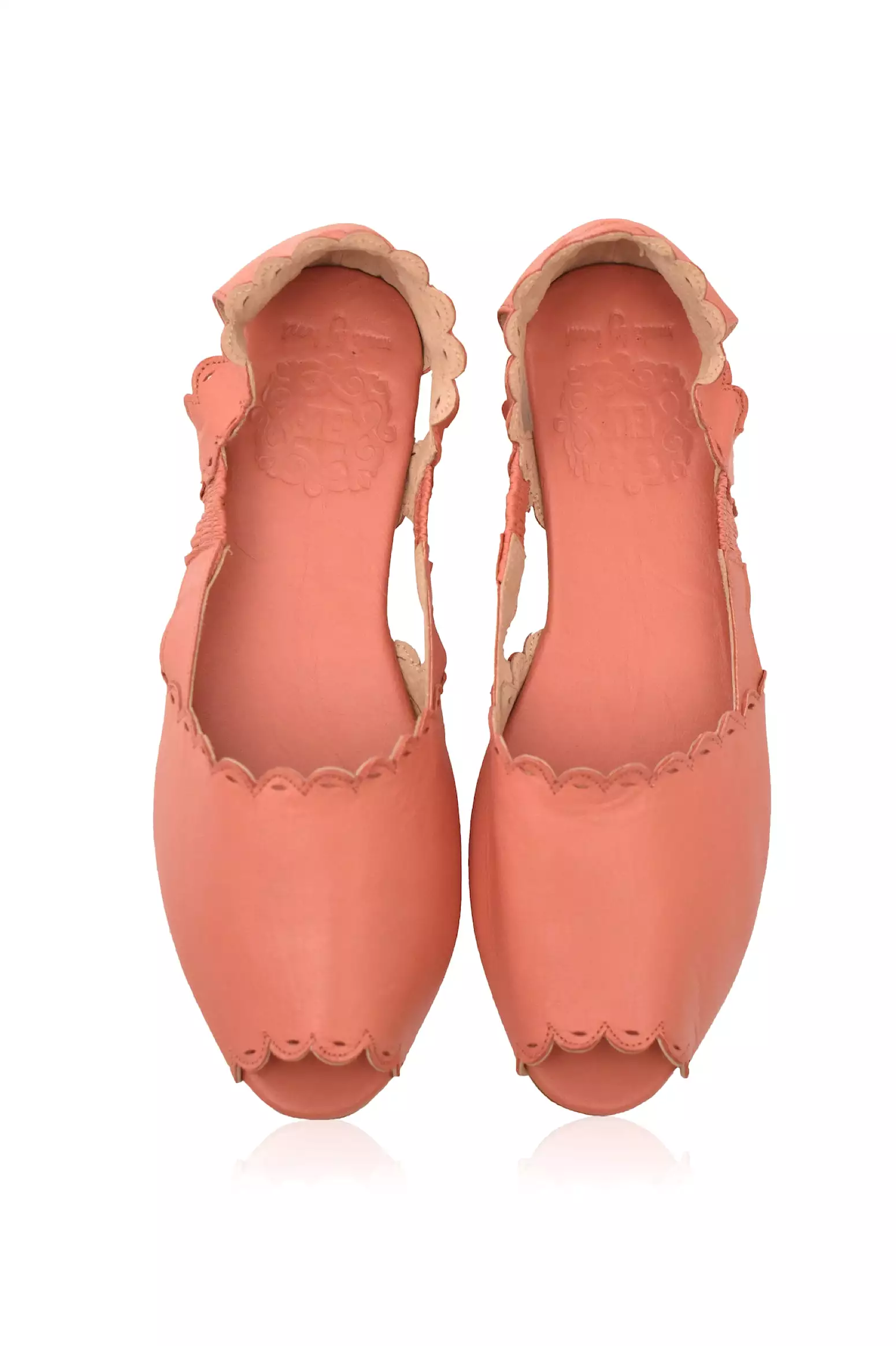 Hazy Sun Leather Flats - Size 8 & 13