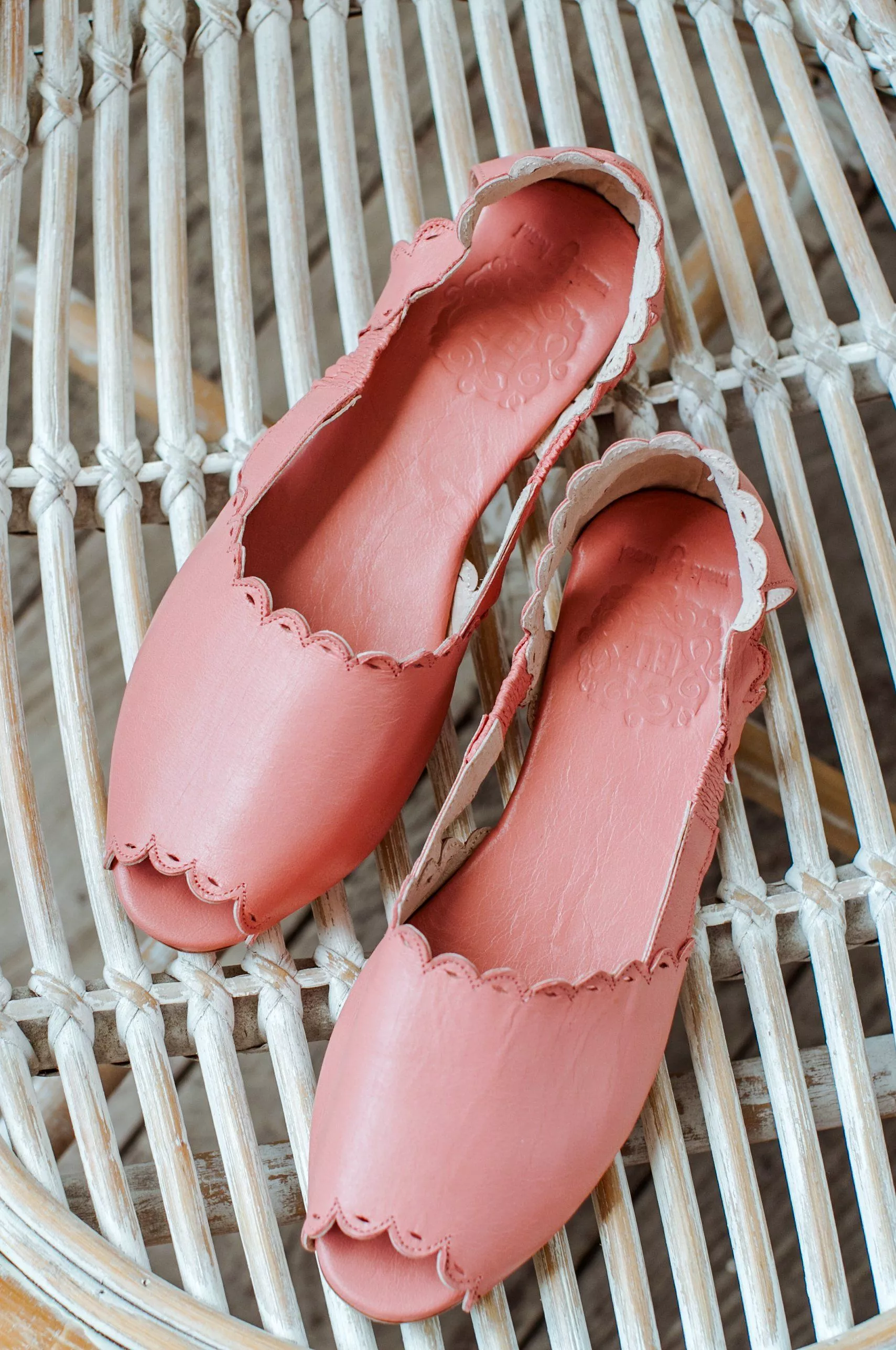 Hazy Sun Leather Flats - Size 8 & 13