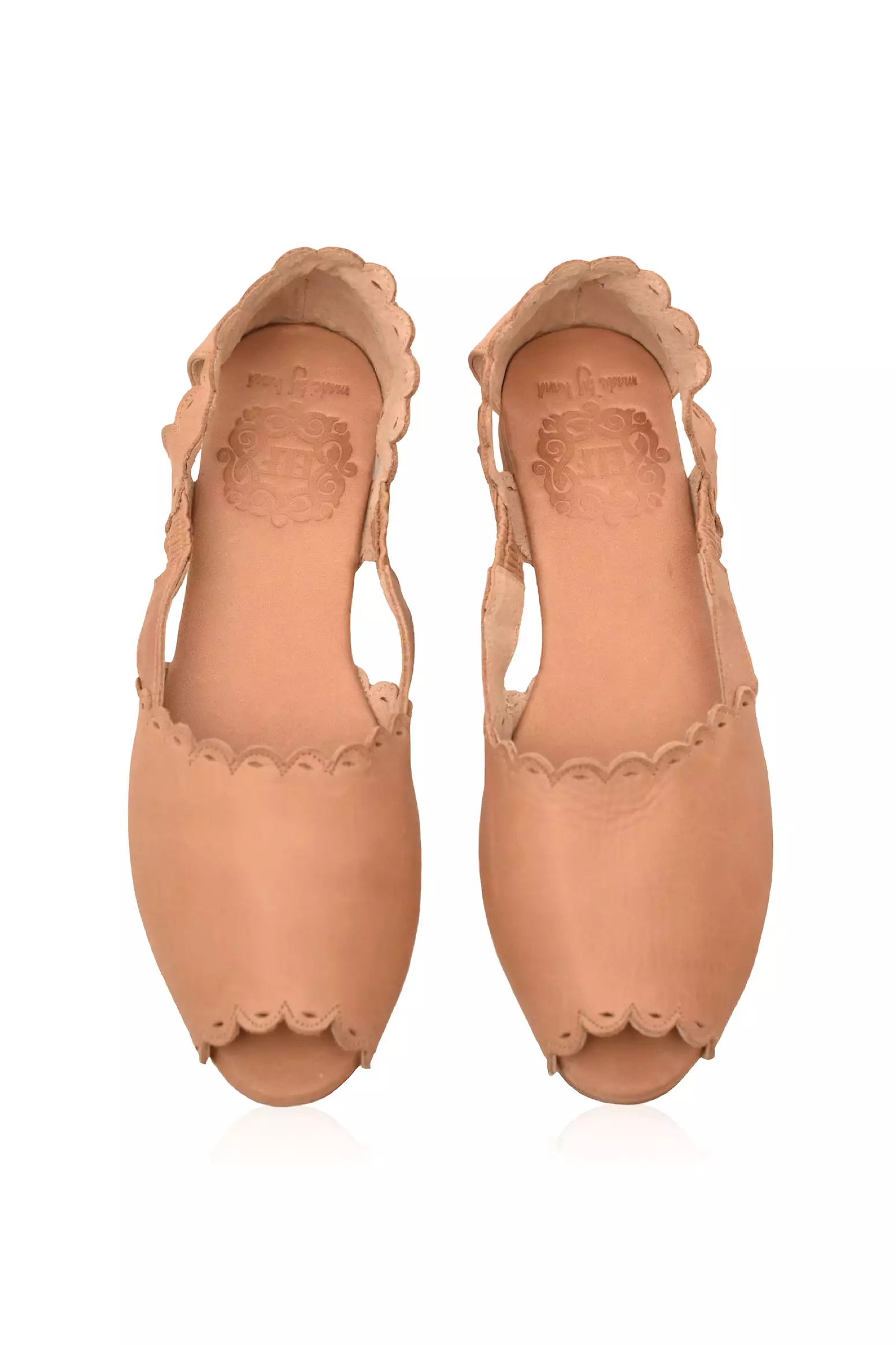 Hazy Sun Leather Flats - Size 8 & 13