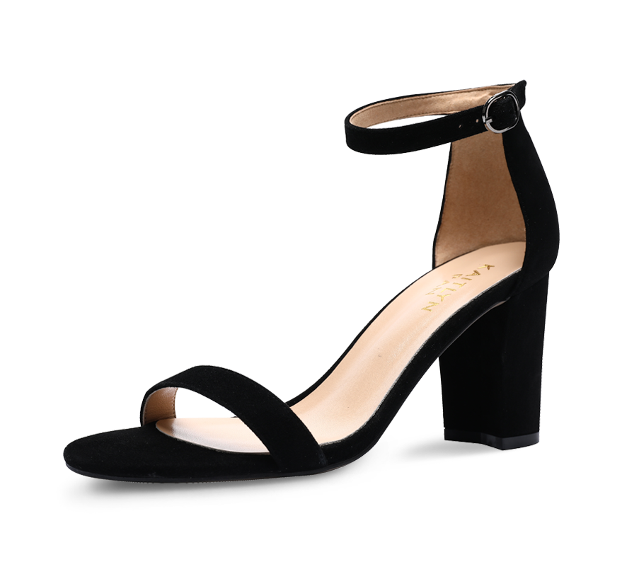 Heather Block High Heel Sandals - Sale