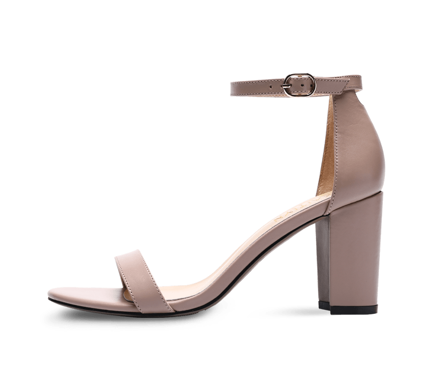 Heather Block Sandals - High Heels