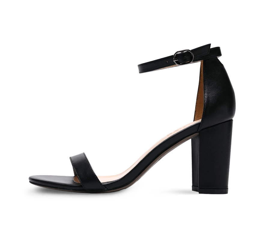 Heather Block Sandals - High Heels