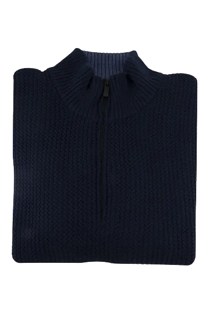 Heritage Half Zip Pullover Navy by Toorallie