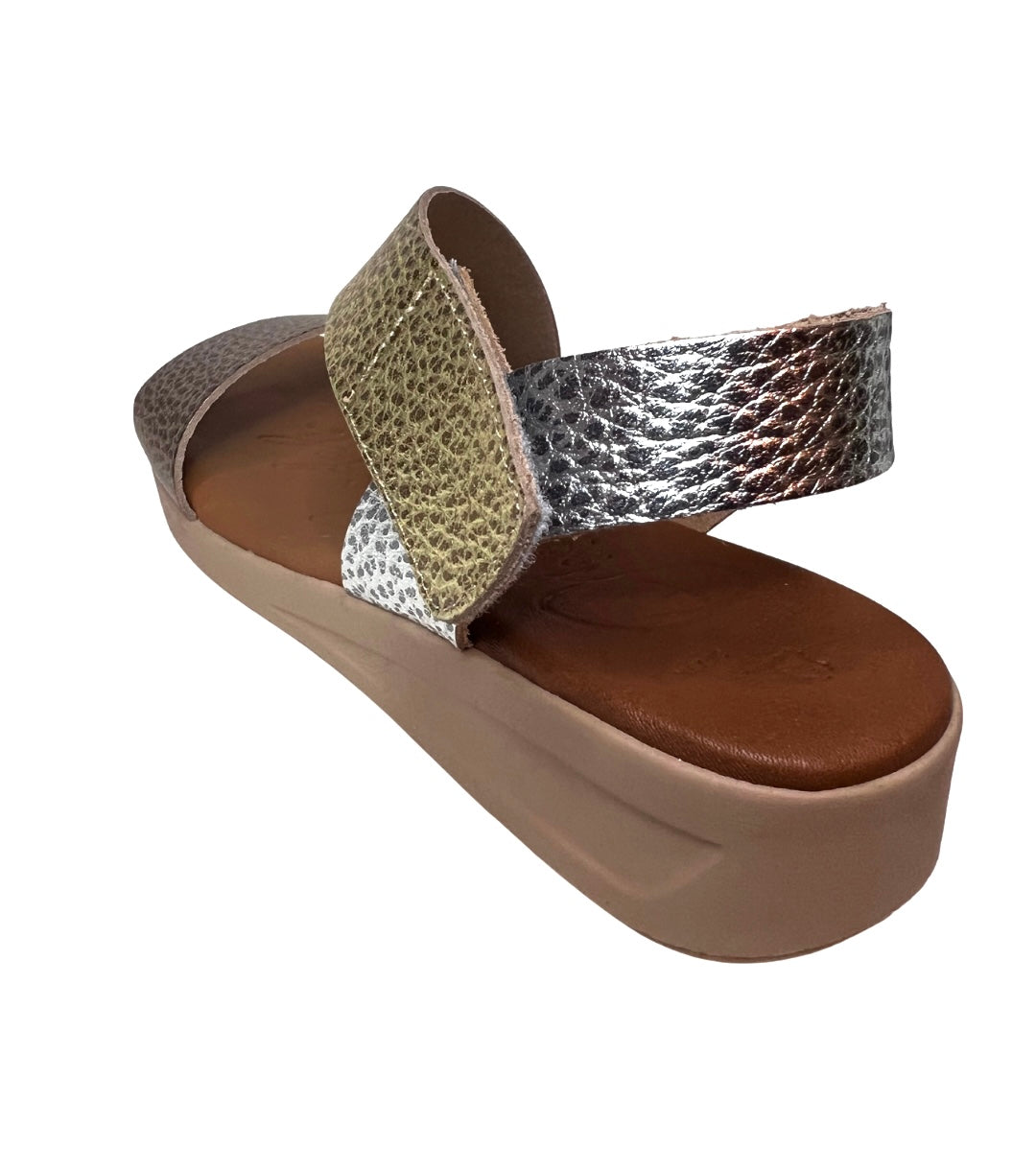 High-Grip Leather Strap Sandals