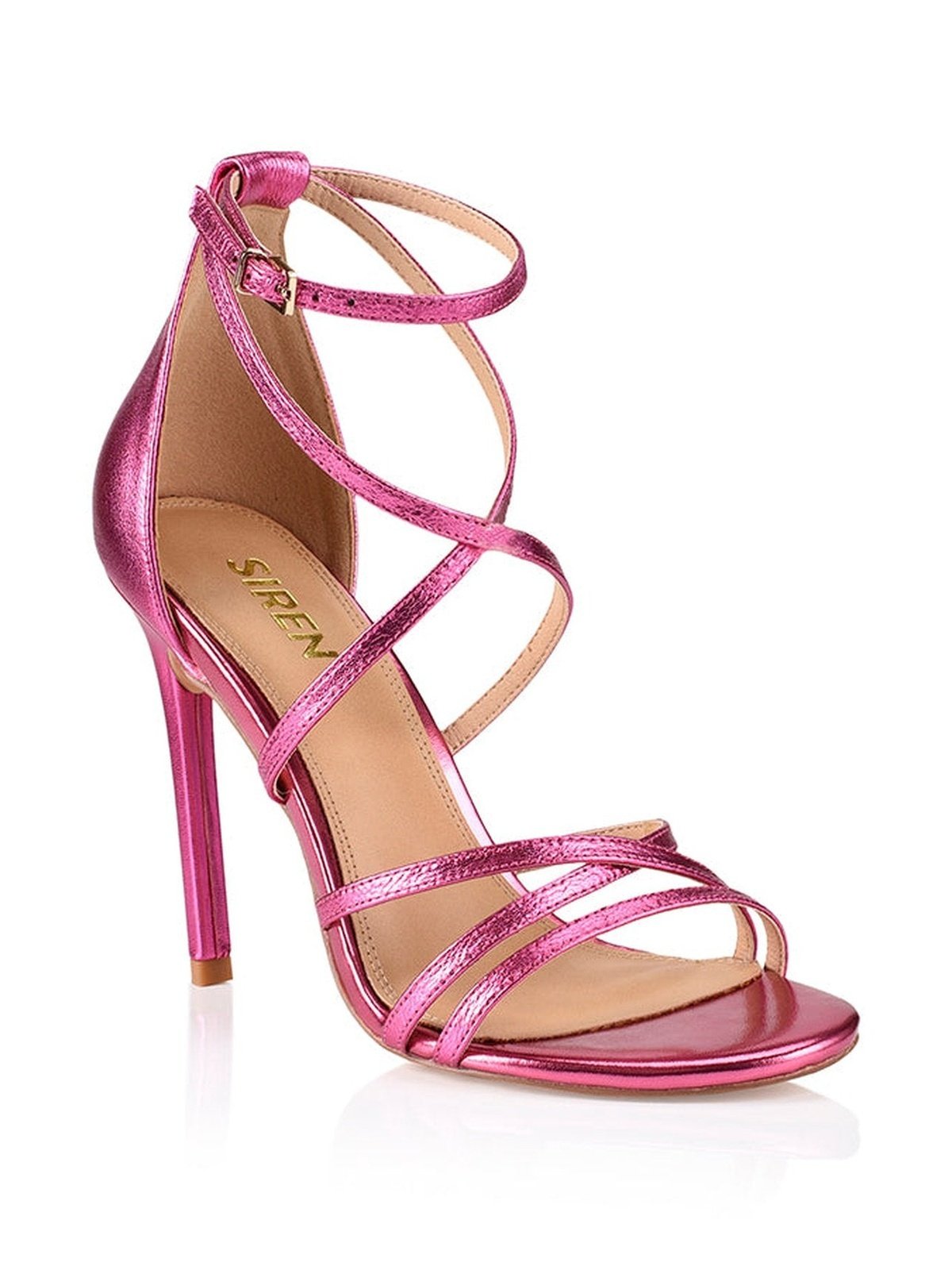 Hot Pink Metallic Stiletto Heels - Dangerously Chic