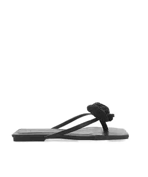 Idella Flower Sandal - Black Crochet - Best Price