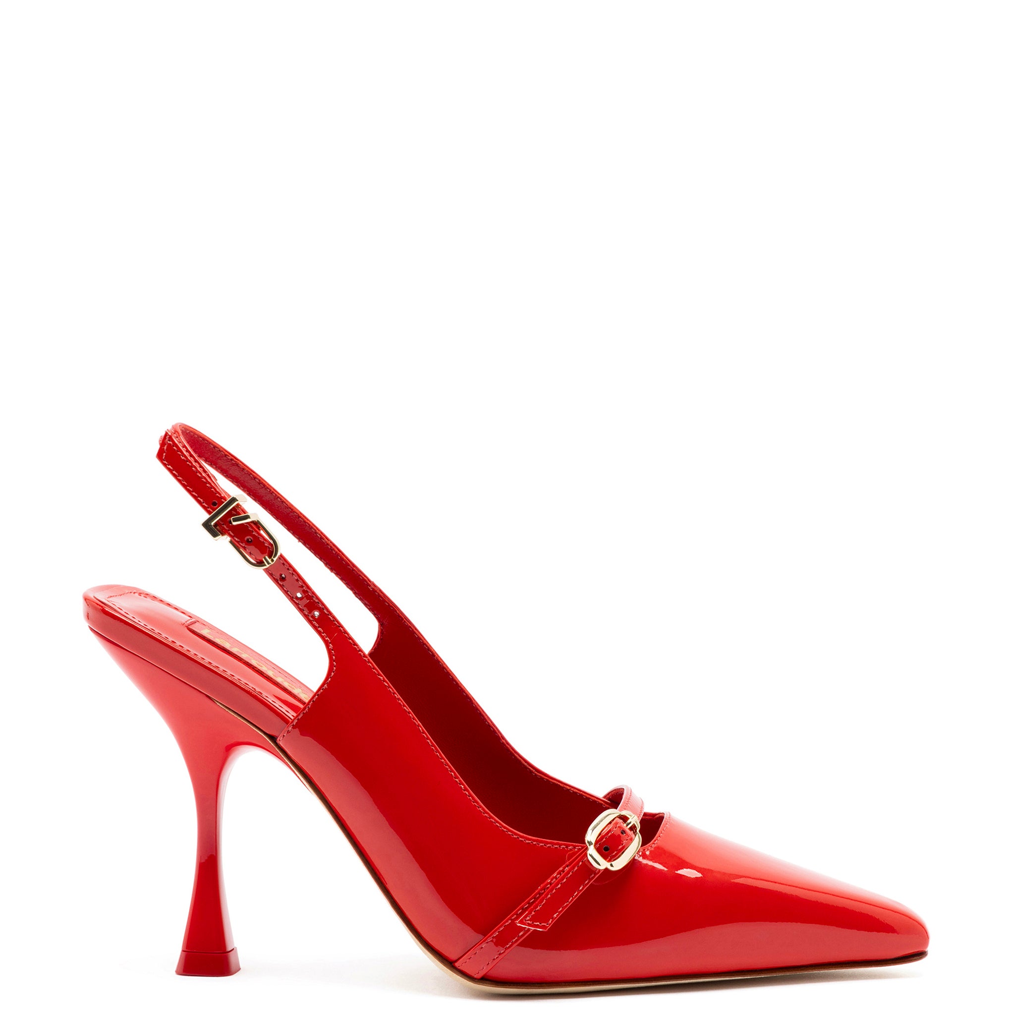 Ines Hi Pump - Scarlet Patent Leather