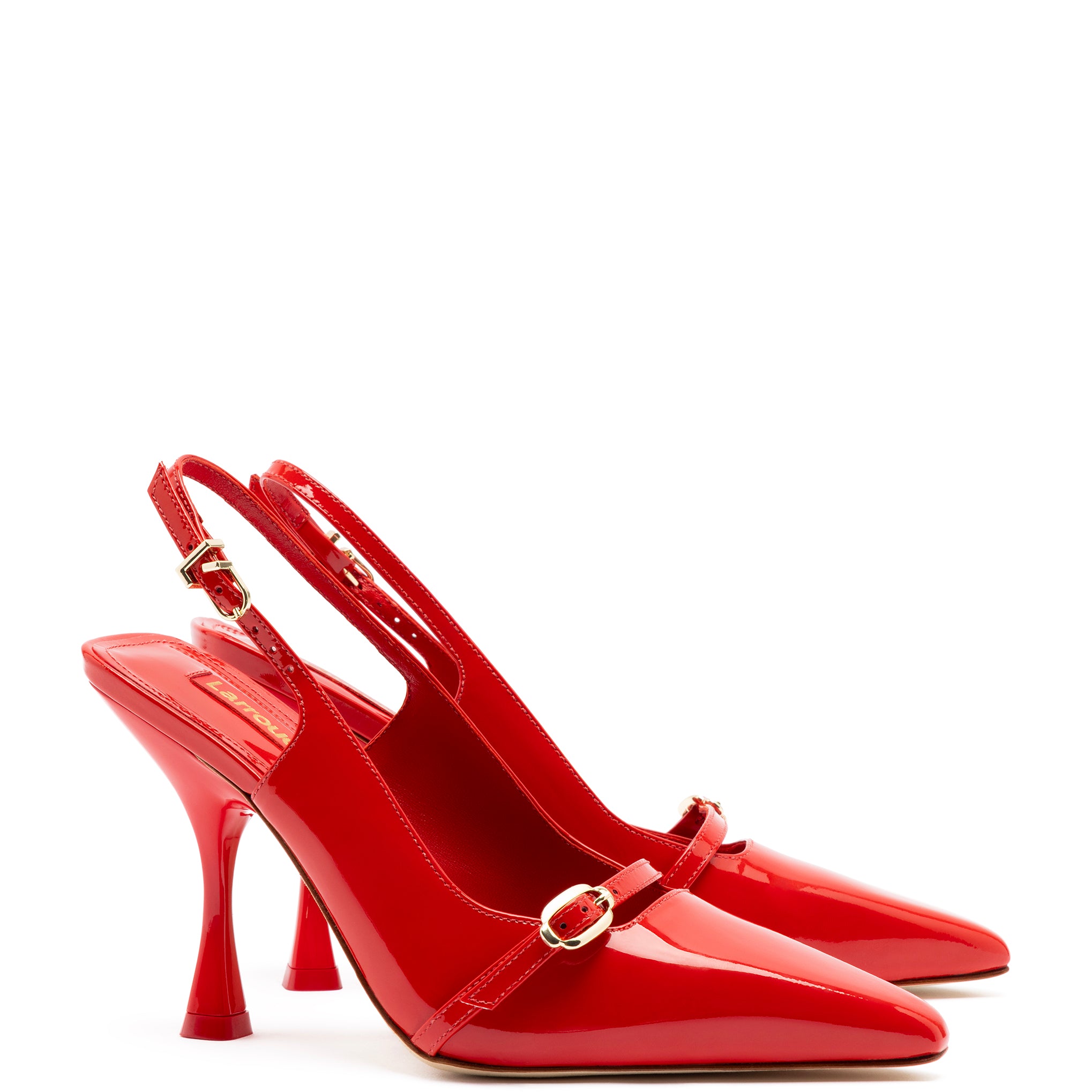 Ines Hi Pump - Scarlet Patent Leather