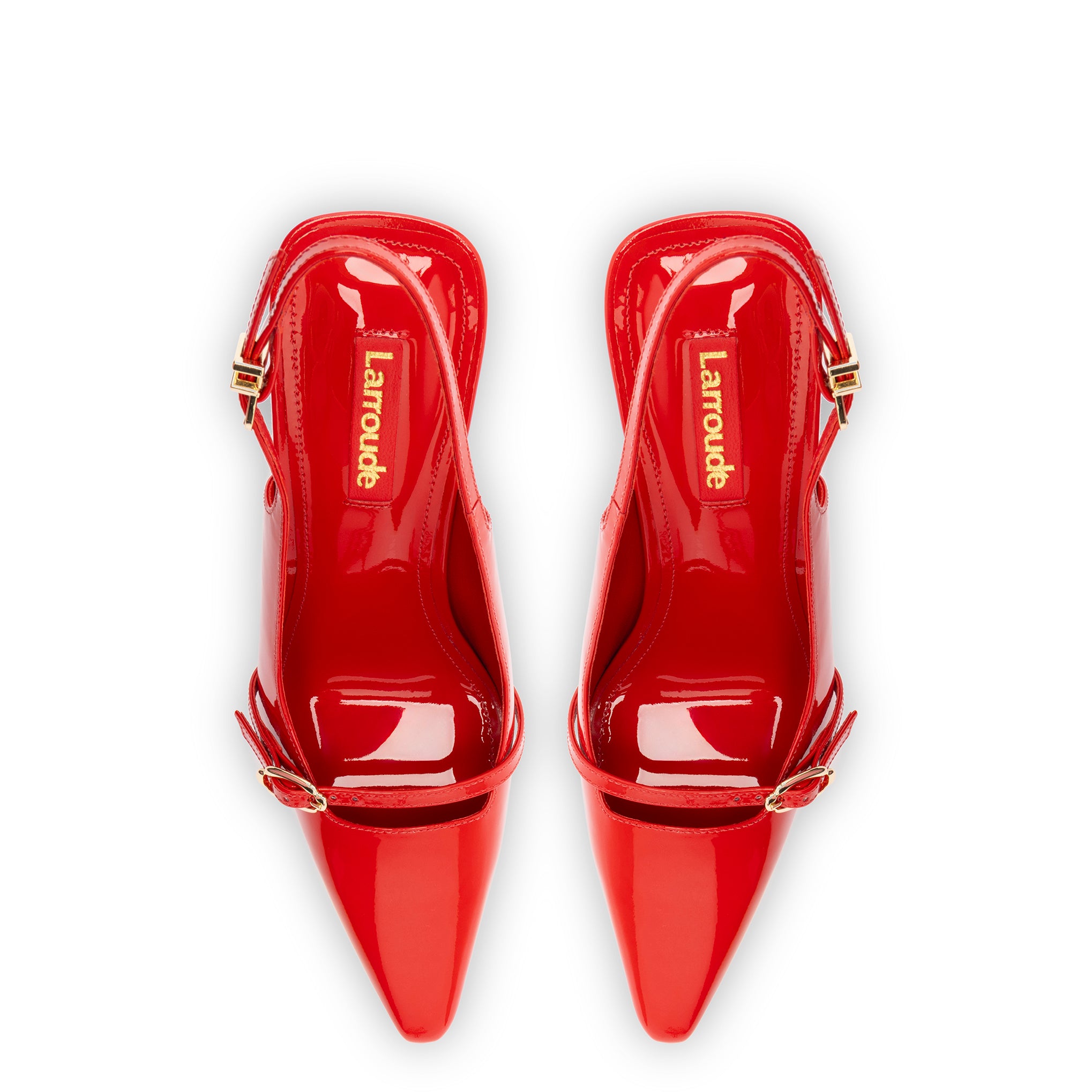 Ines Hi Pump - Scarlet Patent Leather