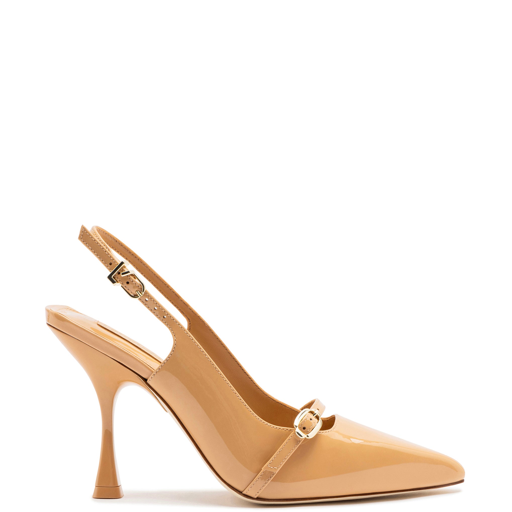 Ines Tan Patent Leather Pump