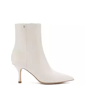 Ivory Leather Mini Kate Boot