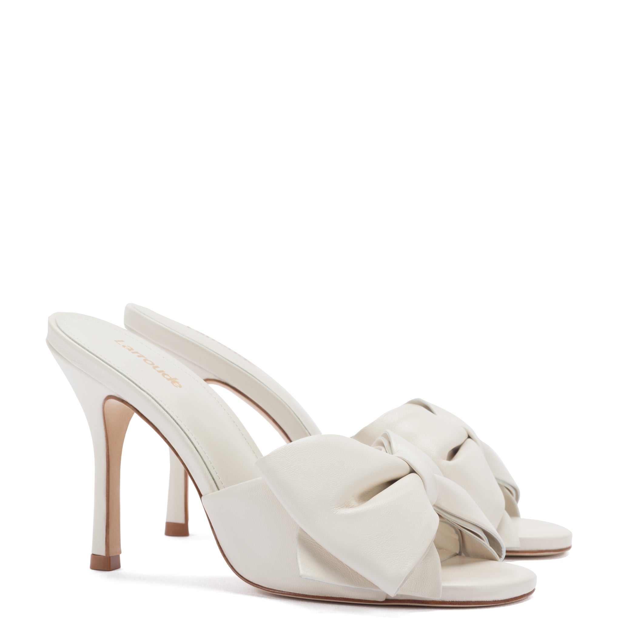 Ivory Leather Mule