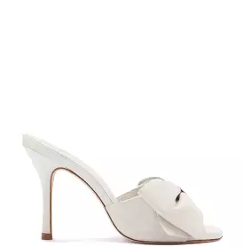 Ivory Leather Mule