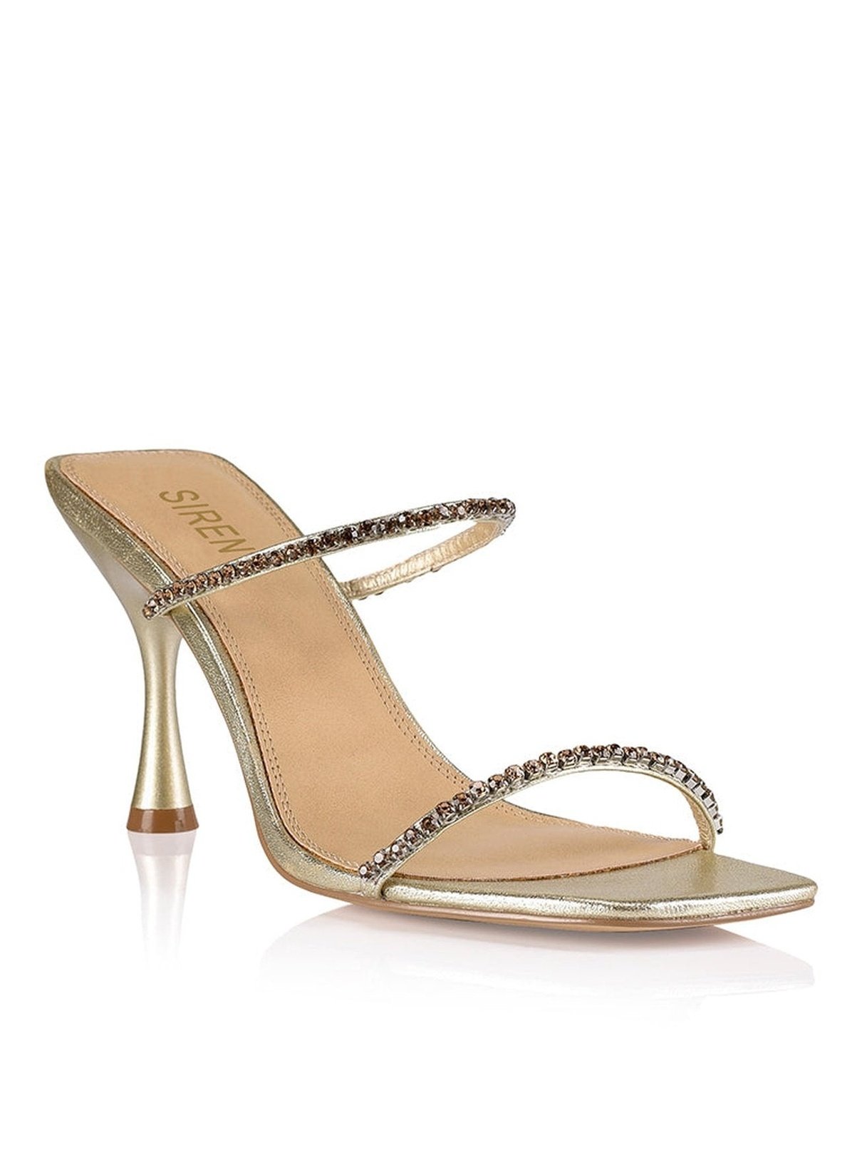 Izzy Stiletto Heels Soft Gold Leather