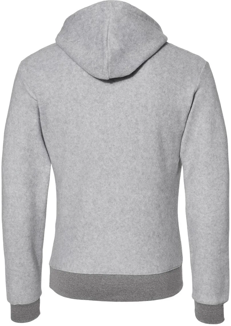 Fleece Hooded Pullover Flip Side by J. America