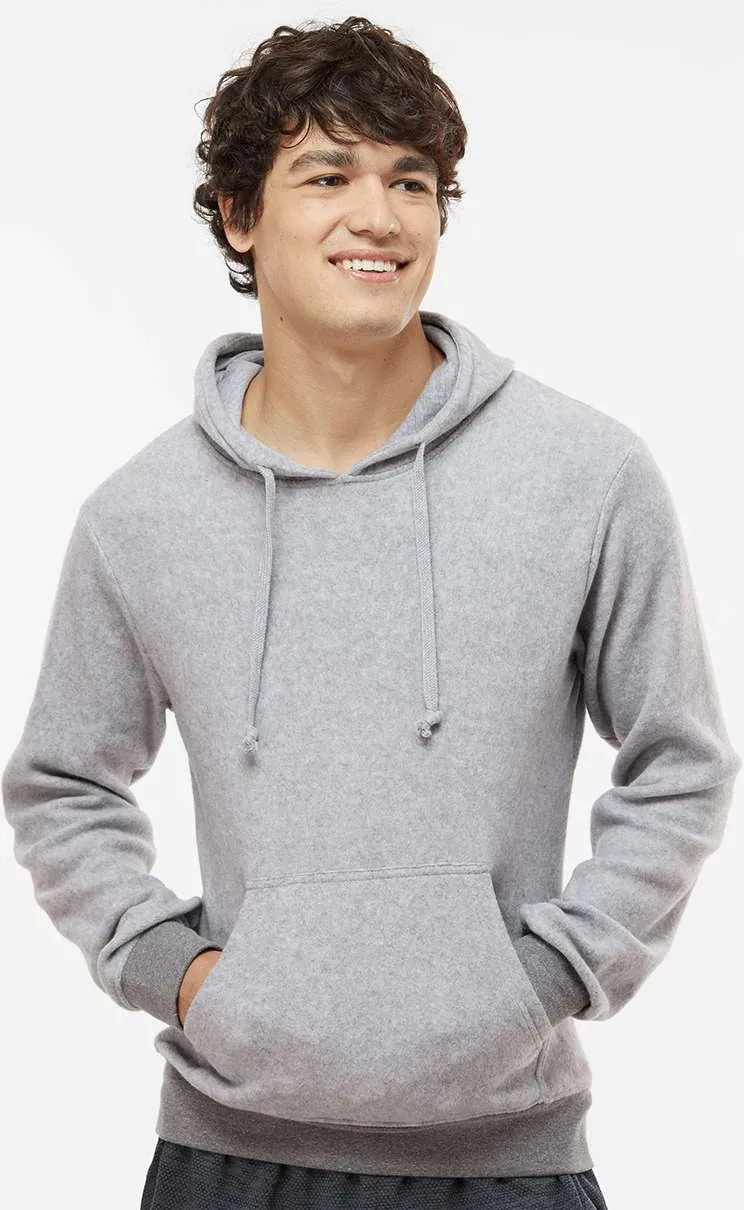 Fleece Hooded Pullover Flip Side by J. America