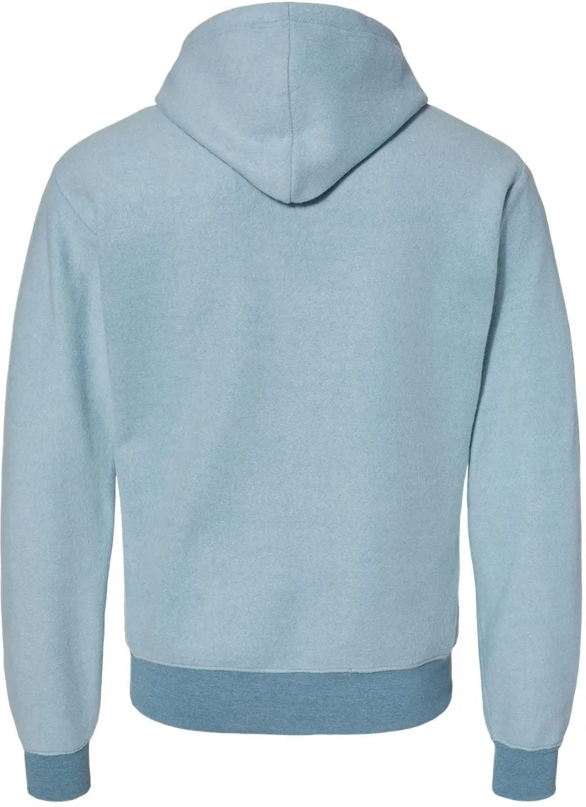 Fleece Hooded Pullover Flip Side by J. America