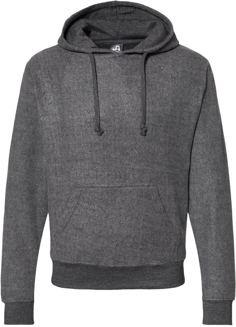 Fleece Hooded Pullover Flip Side by J. America