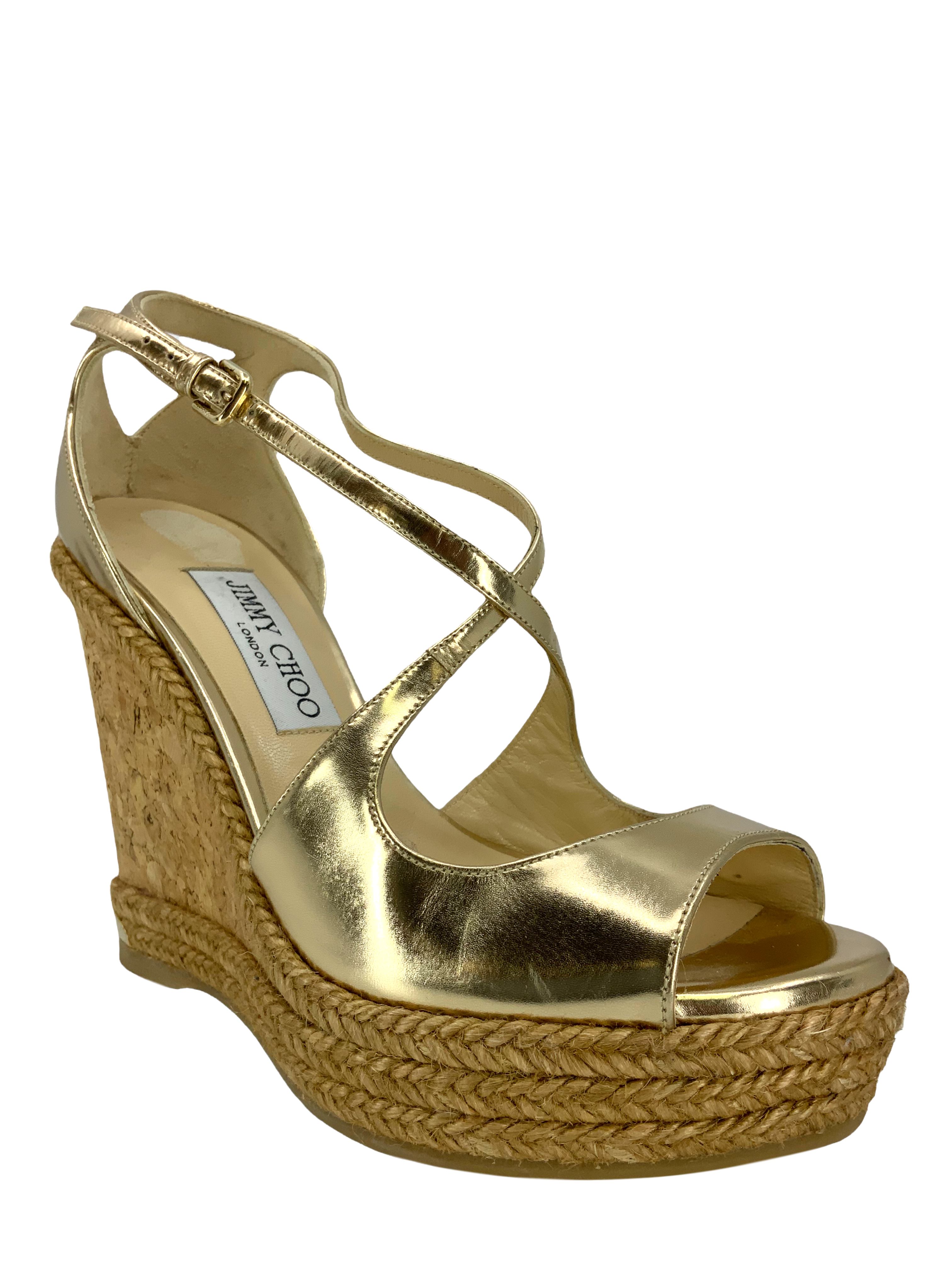 Jimmy Choo Dakota Wedge Sandals - Size 7.5 (Available in Espadrille Style)