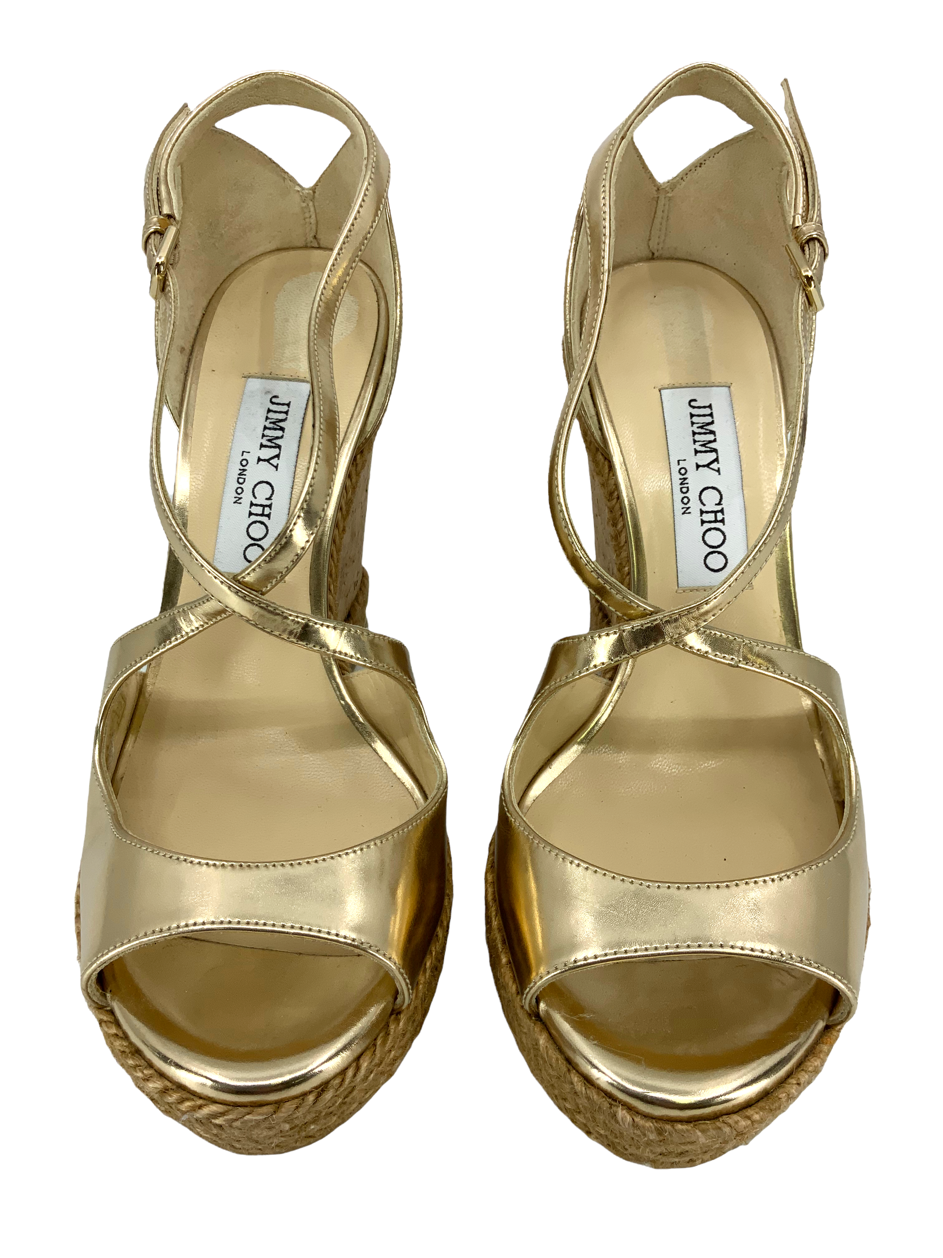 Jimmy Choo Dakota Wedge Sandals - Size 7.5 (Available in Espadrille Style)