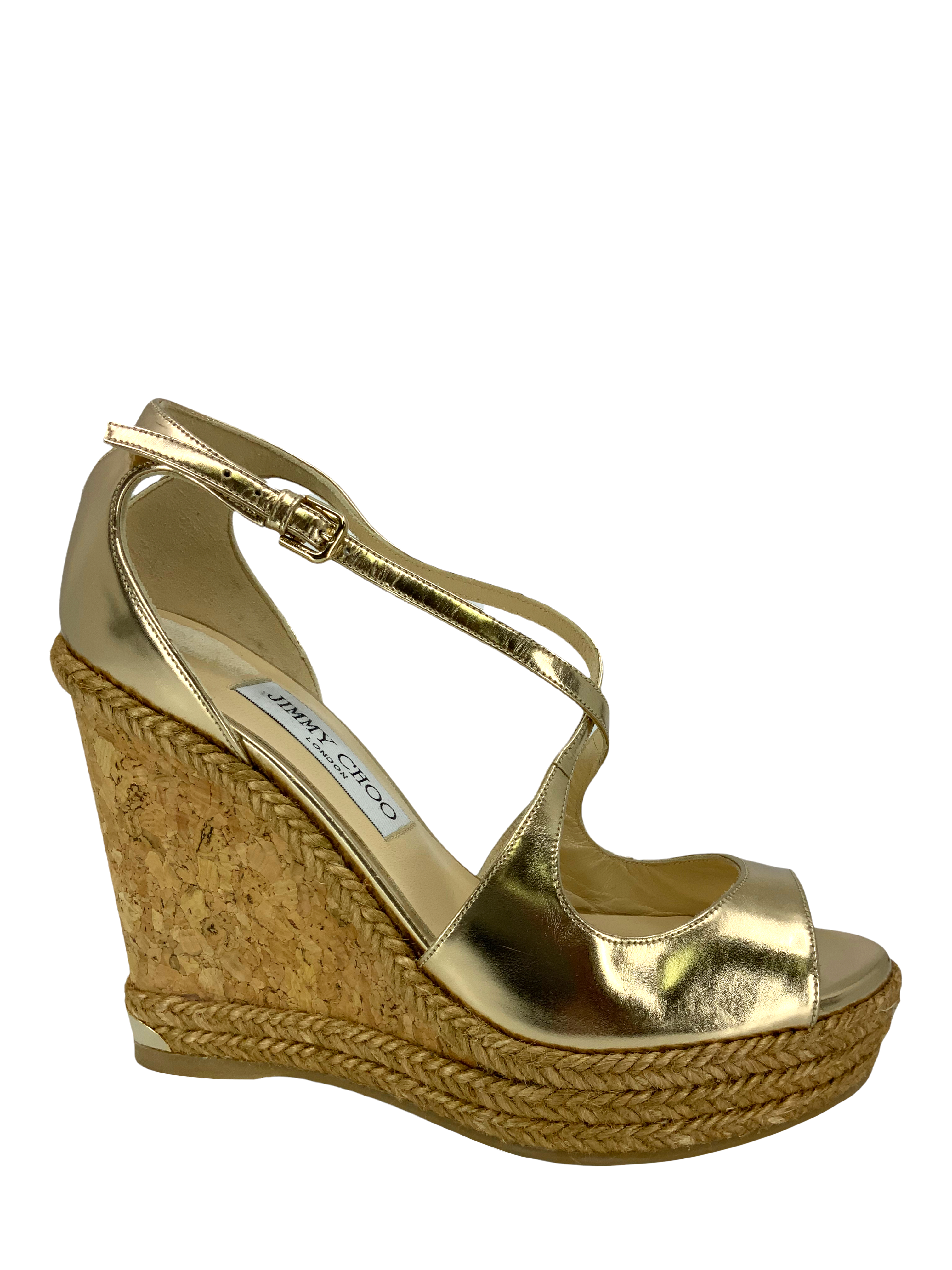 Jimmy Choo Dakota Wedge Sandals - Size 7.5 (Available in Espadrille Style)