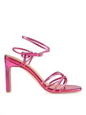 Kalista Heeled Sandals - Pink Metallic