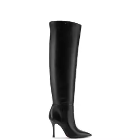 Kate Black Leather Hi Boot - The Best Choice for Style and Durability