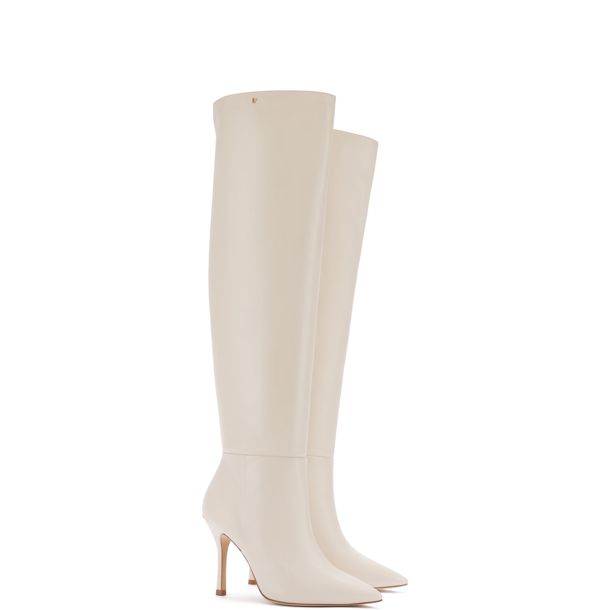 Kate Ivory Leather Boot