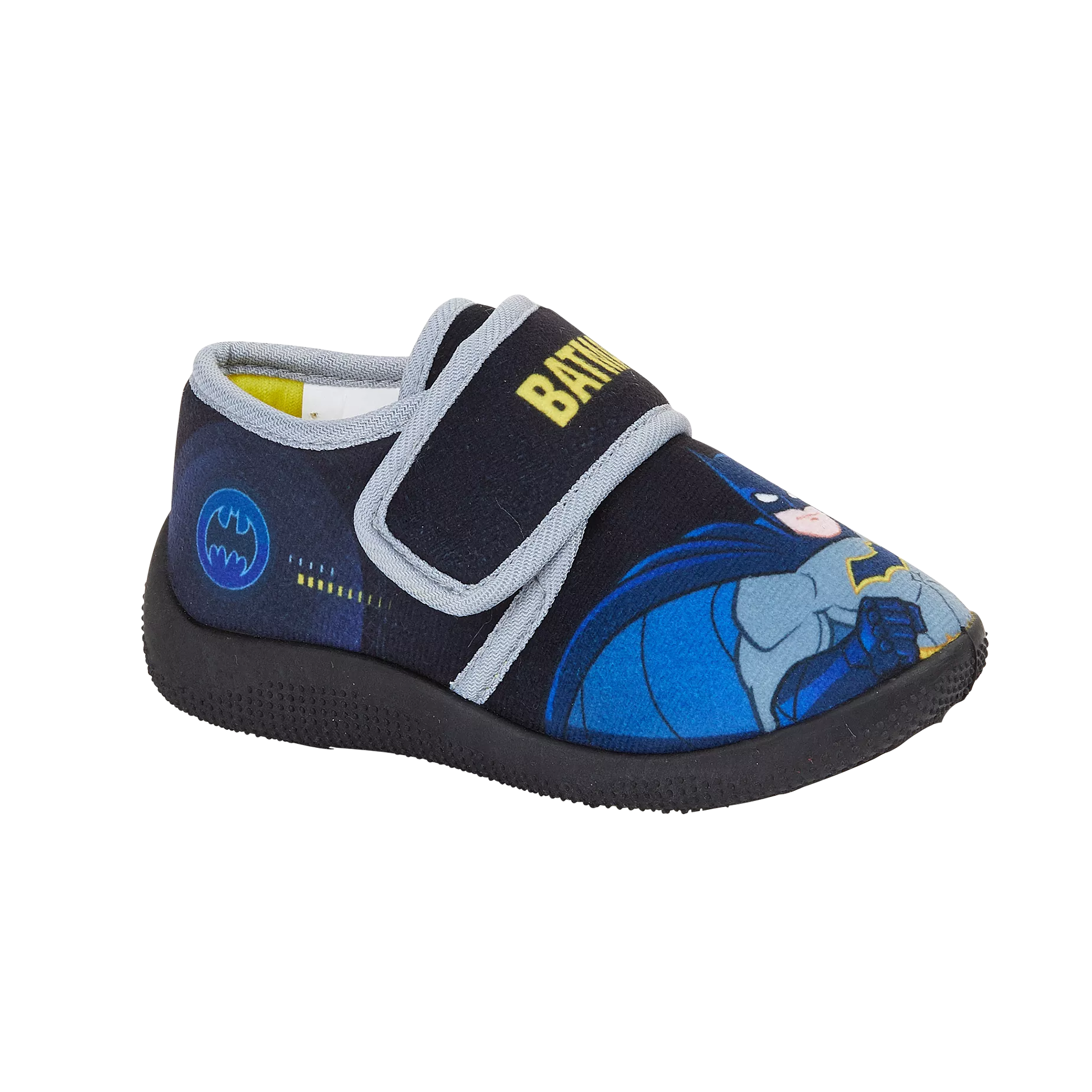 Kids Batman Bedroom Slippers Blue Boys Children DC Comics 7-12