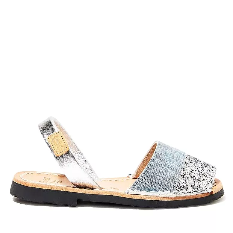 Kids' Glitter Menorcan Sandal - Iker 1363