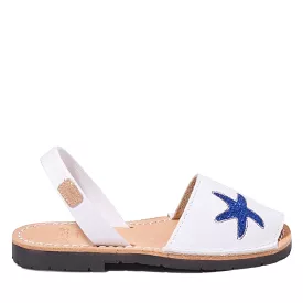 Kid's Leather Menorcan Sandal - Iker 1929 with Open Toe