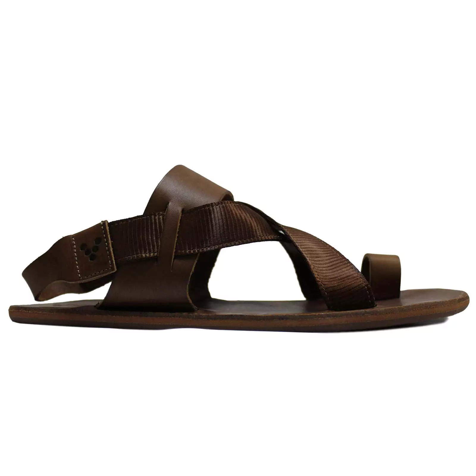 Kuru Slingback Sandals - Women's Leather Textile