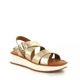 Le Ciel Kiara Gold Sandal - Google SEO optimized.