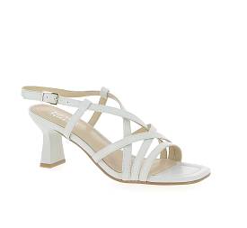 Le Ciel Off White Leather Sandal