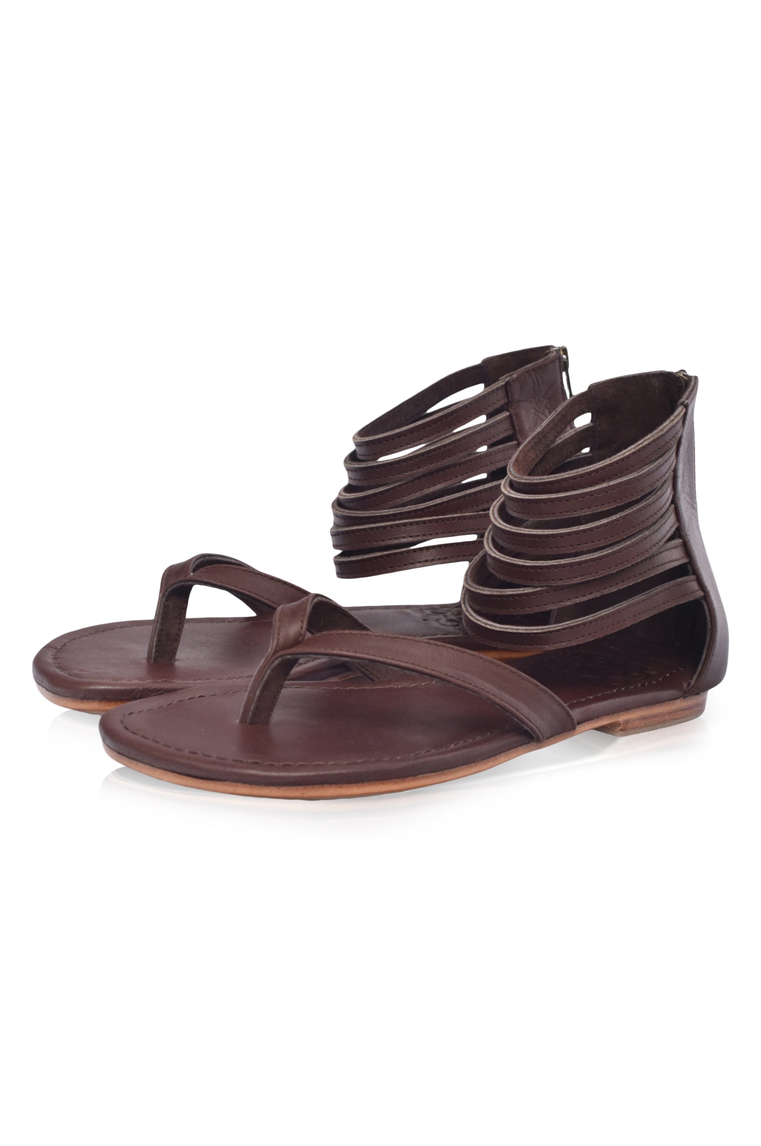 Leather Sandals Size 4.5