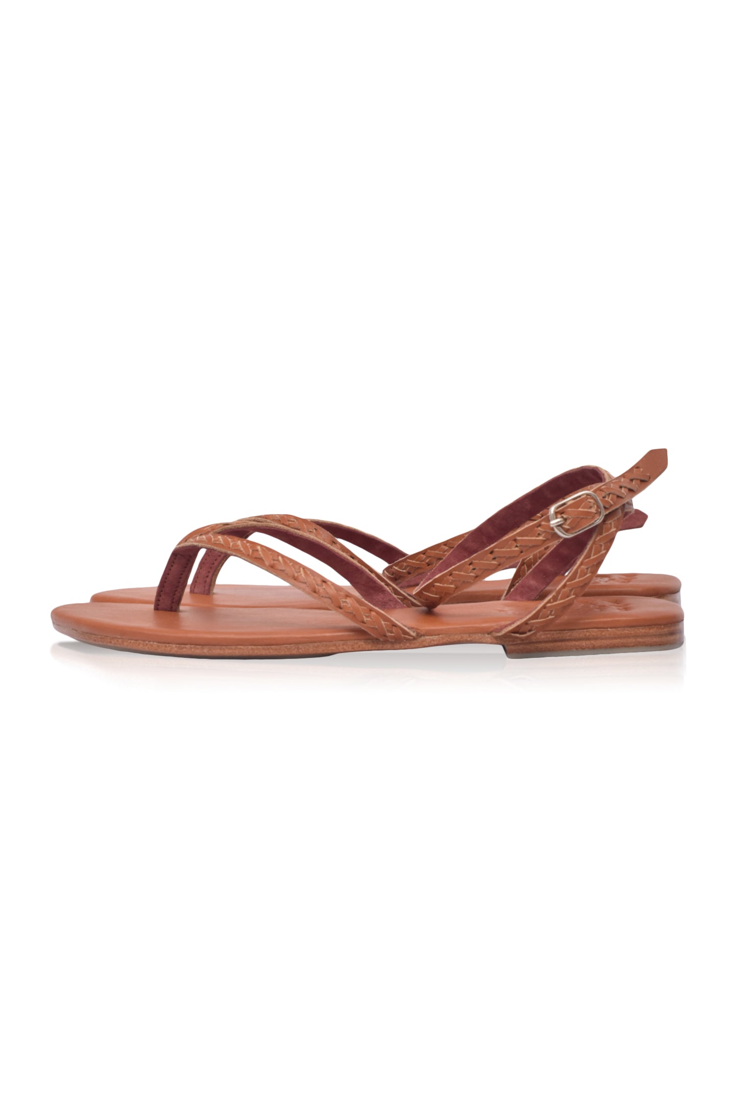 Leather Sandals with Starsand Design