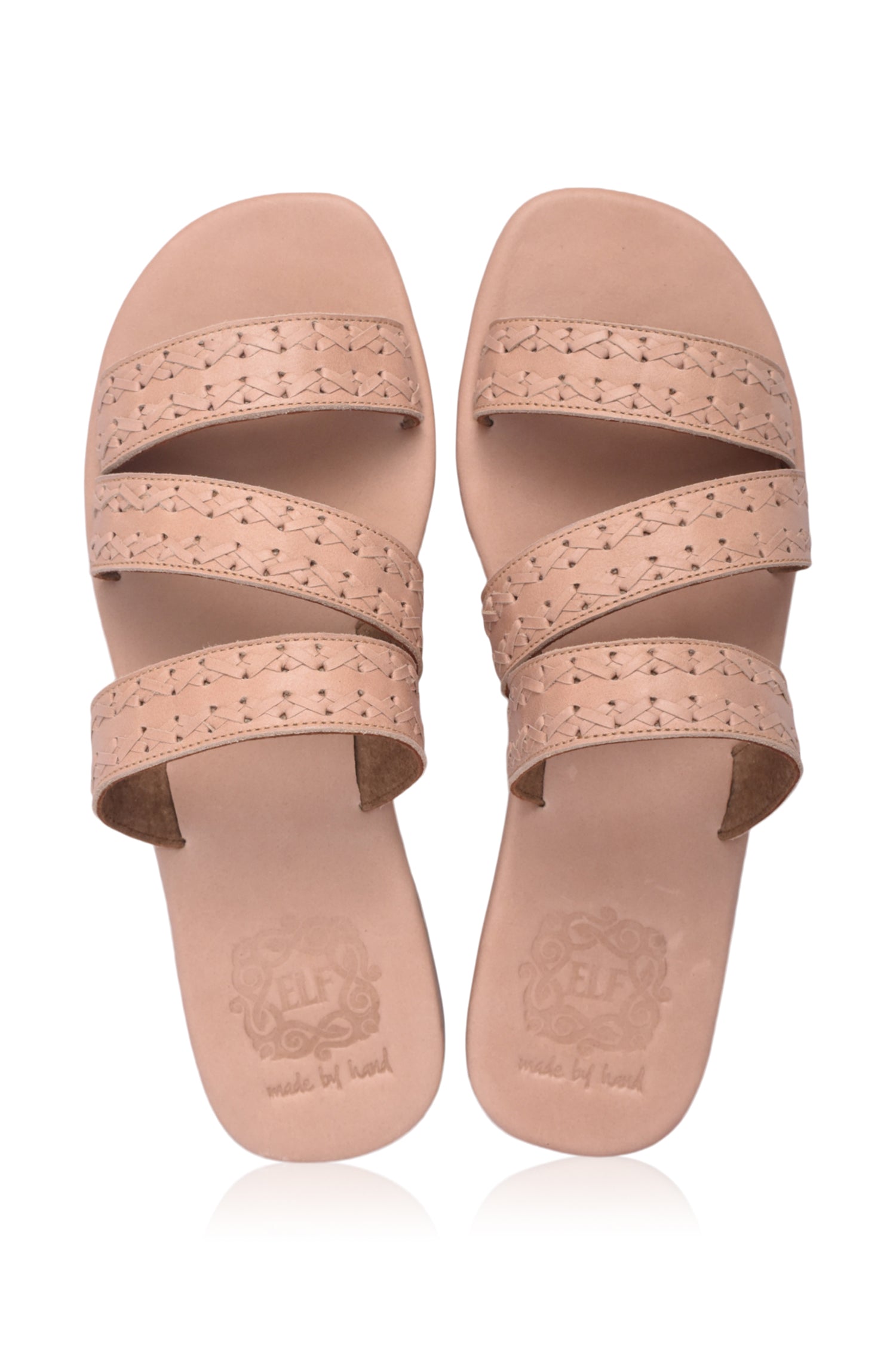 Leather Slide Sandals