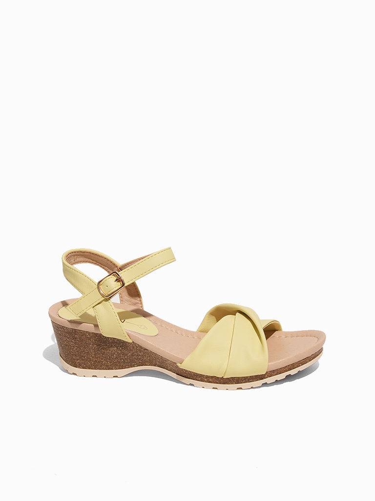 Lemon wedge sandals.